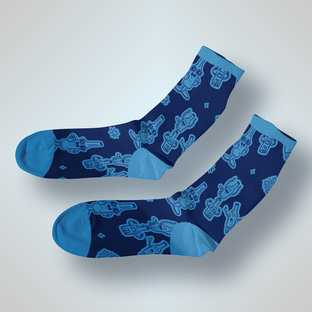 Calcetines Wonderchela azul marino