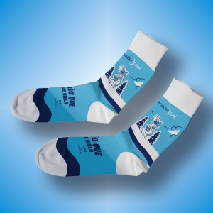Calcetines La Era de Hielo azul claro