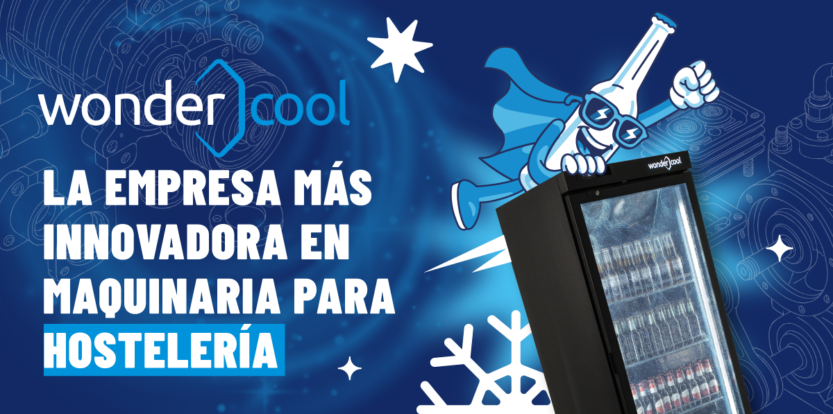 Superenfriador vertical Wondercool Classic Black Plus para bebidas, enfriamiento rápido sin congelar