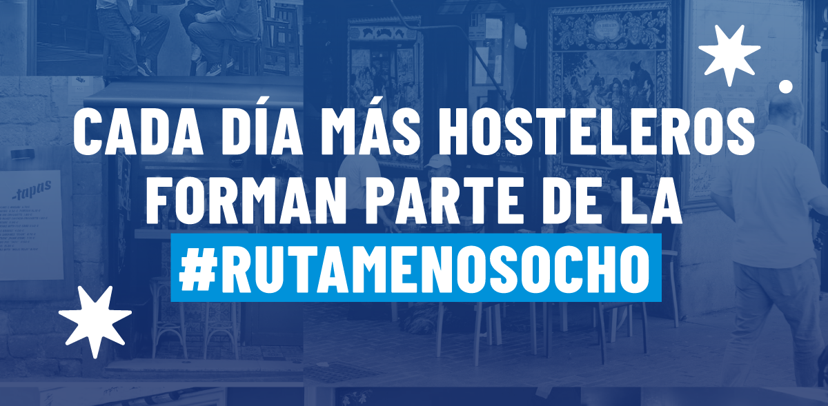 Cada día más hosteleros se unen a la Ruta Menos Ocho de Wondercool ofreciendo bebidas a -8°C sin congelar.